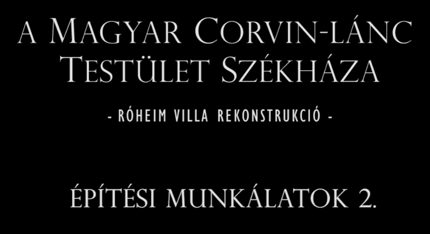 A Roheim-villa felújítása - 2. epizód