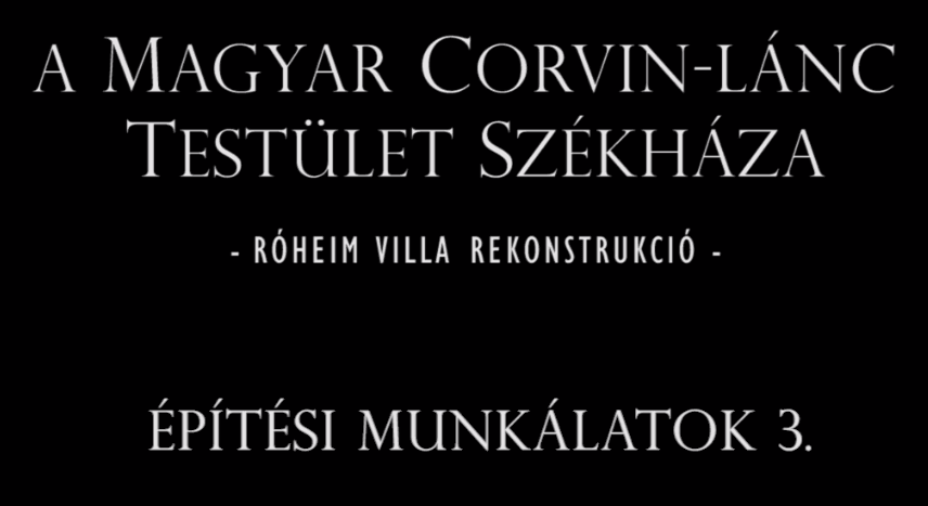 A Roheim-villa felújítása - 3. epizód